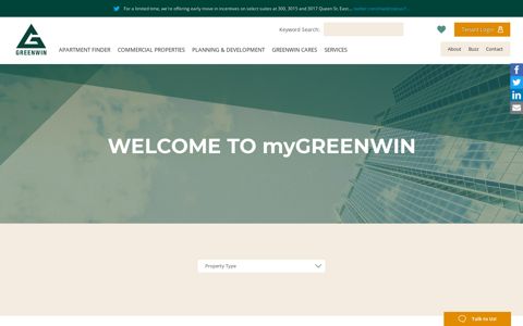 Tenant Login | Greenwin