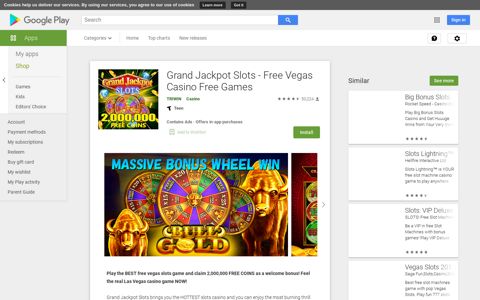 Grand Jackpot Slots - Free Vegas Casino Free Games - Apps ...
