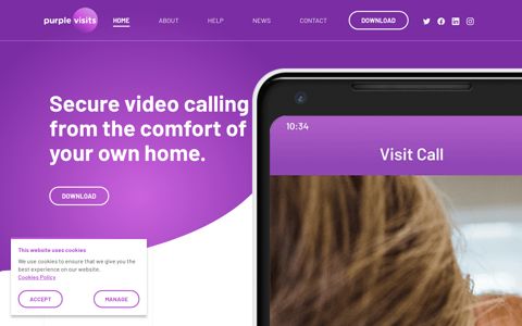 Purple Visits • Secure video calling from the comfort of your ...
