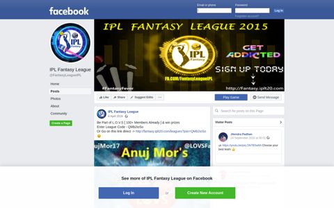 IPL Fantasy League - Posts | Facebook