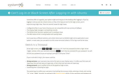 Can't Log In or Black Screen After Logging In with Ubuntu ...