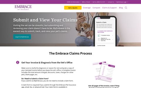 Making a Pet Insurance Claim | EMBRACE