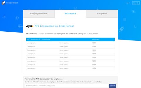 NPL Construction Co. Email Format | gonpl.com Emails