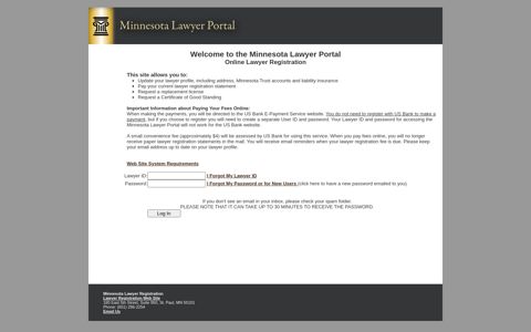 Online Lawyer Registration