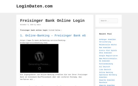 Freisinger Bank Online - Online-Banking - Freisinger Bank Eg