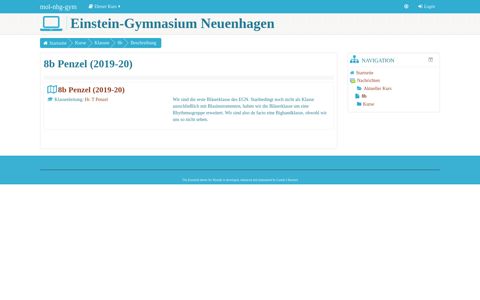 Beschreibung von 8b Penzel (2019-20) - Einstein-Gymnasium ...