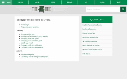 FSSA - The Hub: Kronos Workforce Central - IN.gov