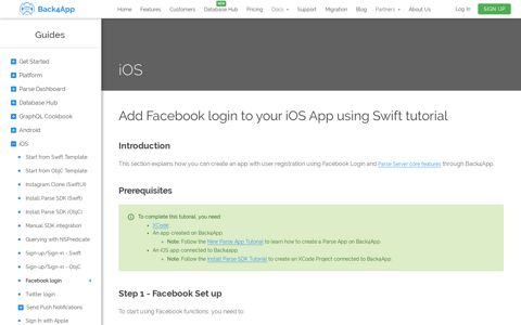 Add Facebook login to your iOS App using Swift tutorial ...