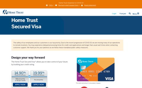 Home Trust Secured Visa – Home Trust