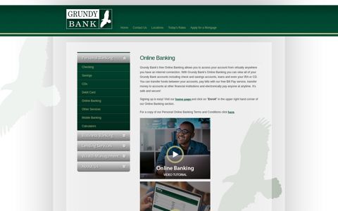 Online Banking - Grundy Bank (Morris, IL)