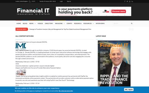 All content with RSS | Page 2349 | Financial IT
