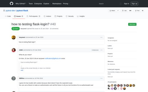 how to testing flask-login? · Issue #40 · pytest-dev/pytest-flask ...
