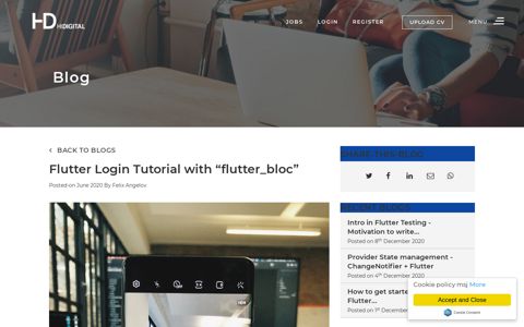 Flutter Login Tutorial with “flutter_bloc” · HiDigital