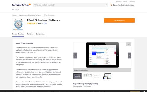 EZnet Scheduler Software - 2020 Reviews, Pricing & Demo