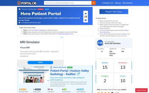 Hvra Patient Portal