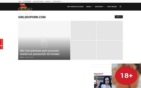 Girlsdoporn.com Free Premium Porn Accounts Pass (Daily ...