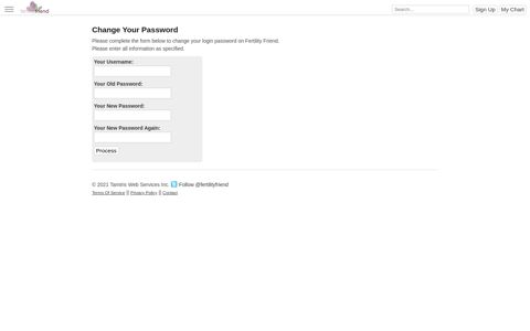 Change Your Password - FertilityFriend.com