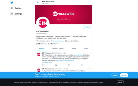 EIN Presswire (@EINPresswire) | Twitter