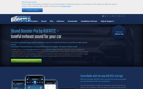 Sound Booster Pro by KUFATEC: Exhaust Boost System