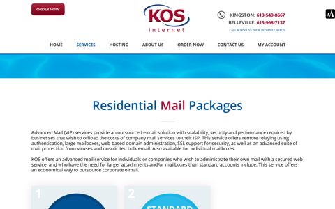 Residential Mail - Kingston Online Services