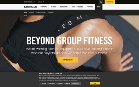 Buy Fitness Equipment | Workout Clothes | Les Mills UK
