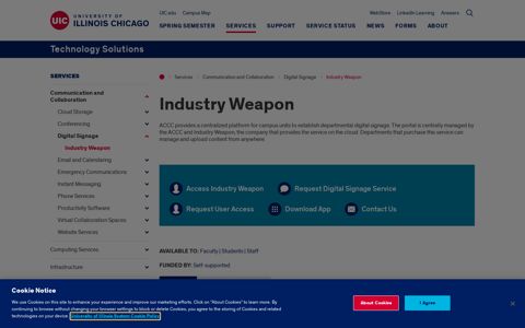 Industry Weapon | Technology Solutions | University of Illinois ...