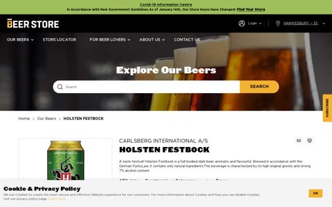 HOLSTEN FESTBOCK - The Beer Store