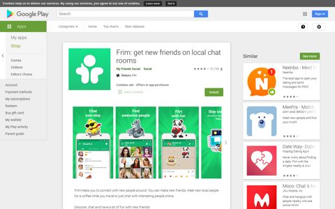 Frim: get new friends on local chat rooms – Apps on Google Play