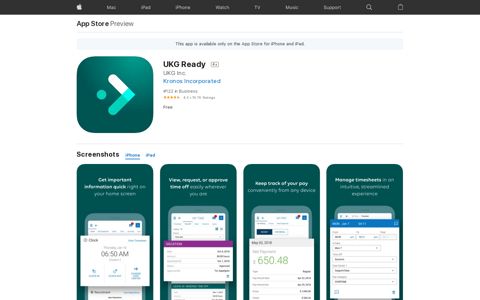 Kronos Incorporated - App Store - Apple