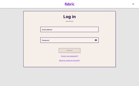 Login | Fabric - Fabric - Life Insurance