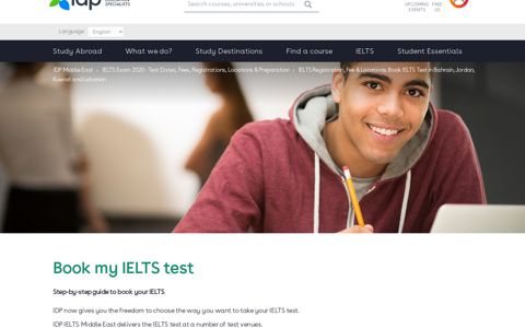 IELTS Registration, Fee & Locations: Book IELTS Test in ... - Idp