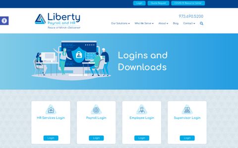 Logins and Downloads | Liberty Payroll and HR