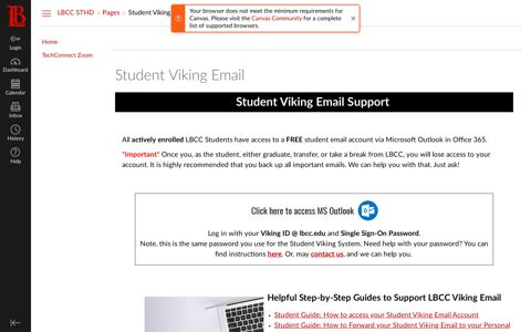 Student Viking Email: LBCC Student Technology Help Desk ...