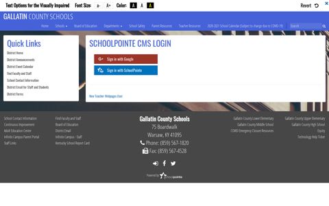 Login - Gallatin County Schools