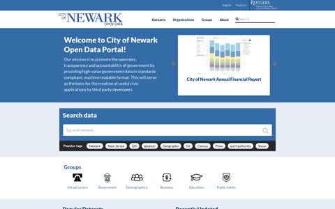 Newark Open Data: Welcome