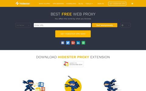 Hidester Proxy - Fast & Free Anonymous Web Proxy
