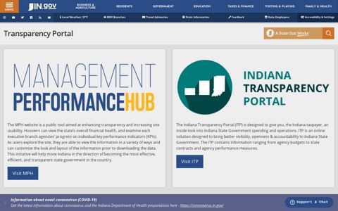Transparency Portal | IN.gov