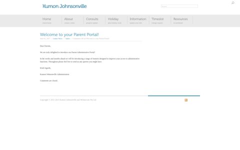 Welcome to your Parent Portal! - Kumon Johnsonville