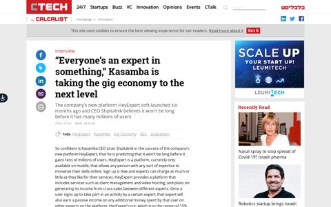 “Everyone's an expert in something,” Kasamba is taking the ...