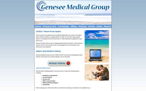 Patient Portal Update - Genesee Medical Group