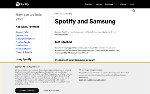 Spotify and Samsung - Spotify