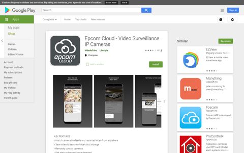 Epcom Cloud - Video Surveillance IP Cameras – Apps on ...