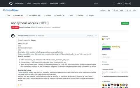Anonymous access · Issue #18331 · elastic/kibana · GitHub