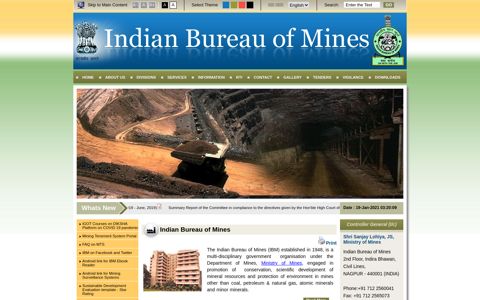 Indian Bureau of Mines: IBM