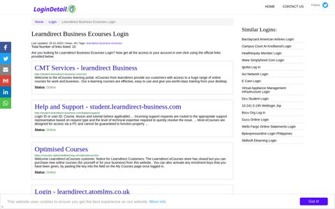 Learndirect Business Ecourses Login CMT Services - learndirect ...