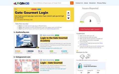 Gate Gourmet Login - Find Login Page of Any Site within ...