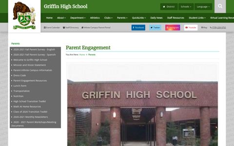 Infinite Campus Parent Portal - Griffin High School