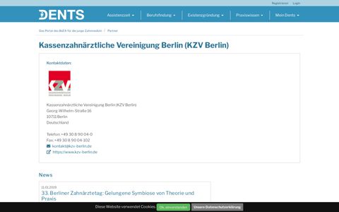 Kassenzahnärztliche Vereinigung Berlin (KZV Berlin) auf ...