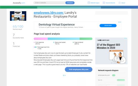employees.ldry.com — Landry's Restaurants - Employee Portal