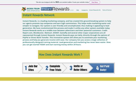 INSTANT REWARDS | prepaidincome - Wix.com
